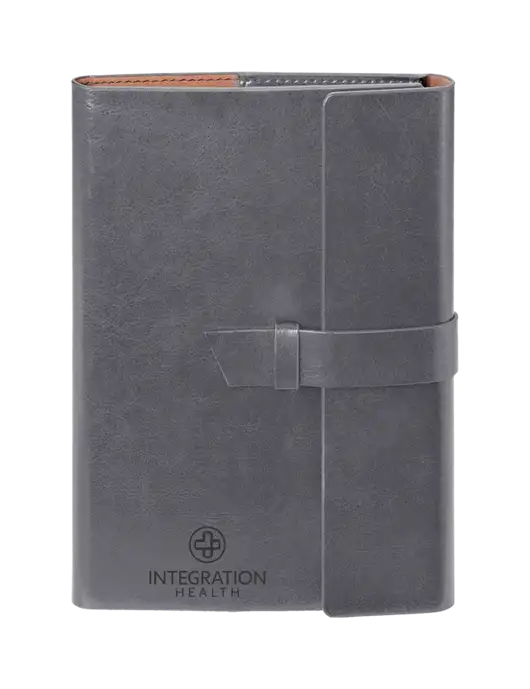 Fabrizio Grey 6.875 x 9.56 Portfolio w/Integration Health Logo