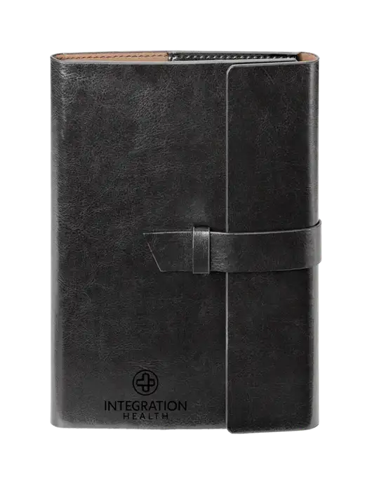 Fabrizio Black 6.875 x 9.56 Portfolio w/Integration Health Logo