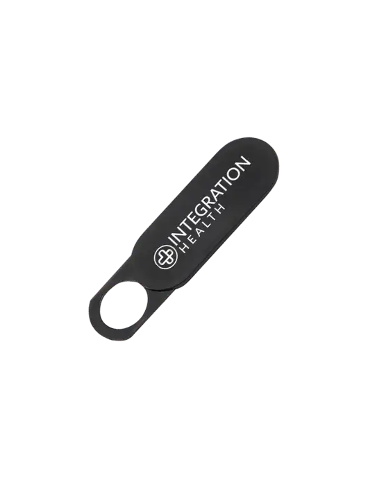 Black Web Cam Cover w/Integration Health Logo