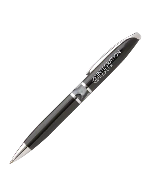 Illusion Black Pen - Black Ink w/Integration Health Logo
