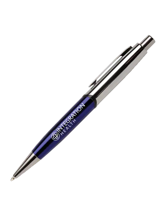 Chimera Blue Pen - Black Ink w/Integration Health Logo