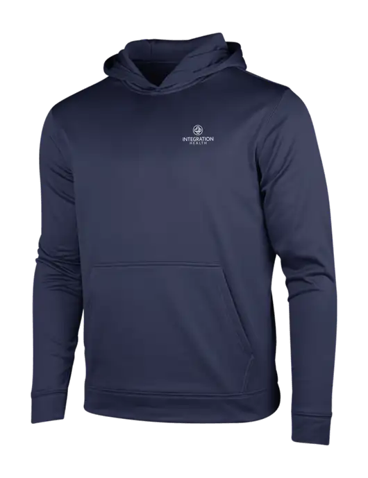 Navy Sport-Wick Fleece Hooded Pullover w/Integration Health Logo