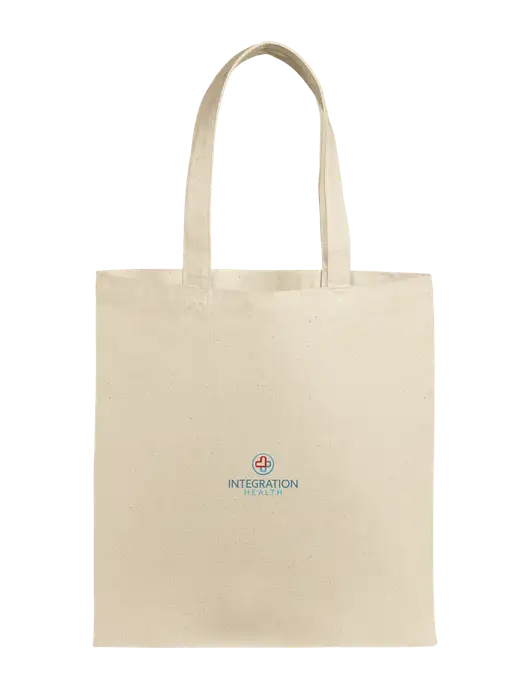 Eco Blend Natural Canvas Tote w/Integration Health Logo