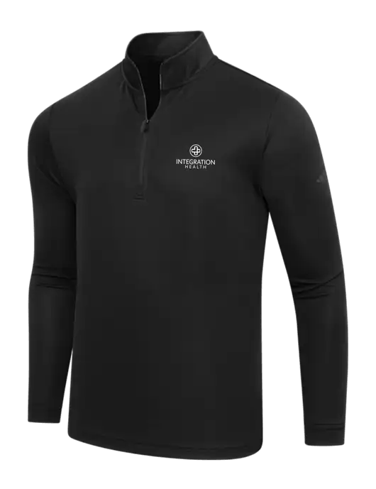 Adidas Black Lightweight Quarter Zip Pullover w/Integration Health Logo