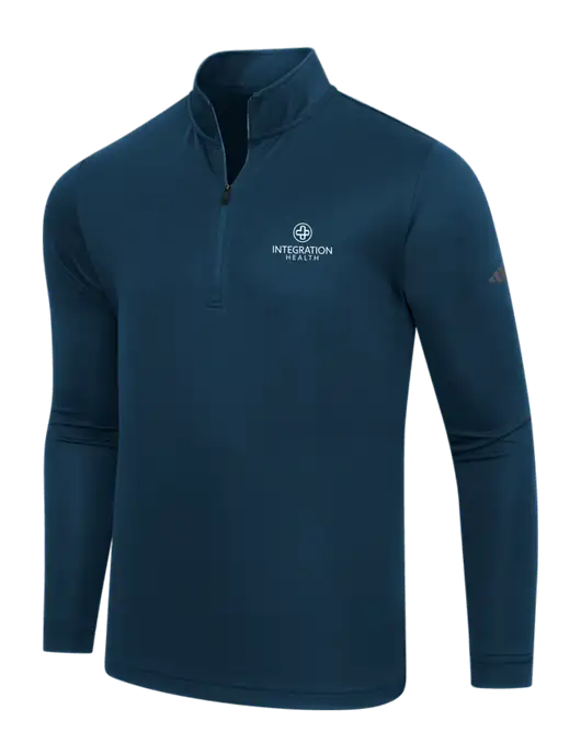Adidas Navy Lightweight Quarter Zip Pullover w/Integration Health Logo