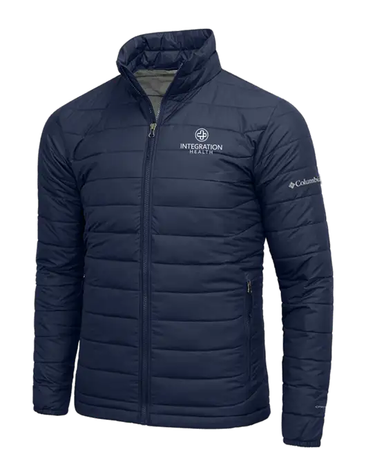 Columbia Navy Powder Lite Jacket w/Integration Health Logo