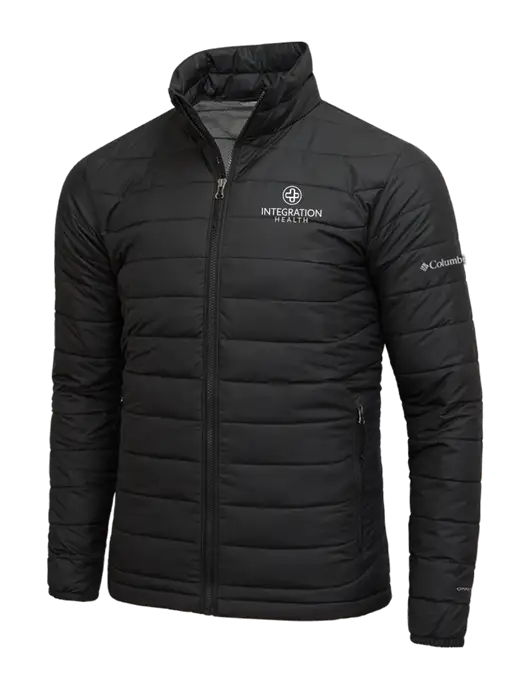 Columbia Black Powder Lite Jacket w/Integration Health Logo
