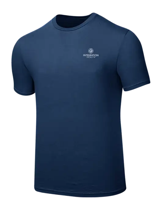 Seriously Soft Deep Slate Blue T-Shirt w/Integration Health Logo