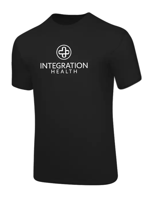 Core Blend Black T-Shirt w/Integration Health Logo