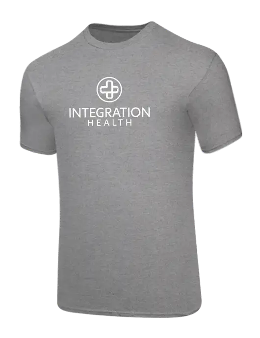 Core Blend Medium Grey Heather T-Shirt w/Integration Health Logo