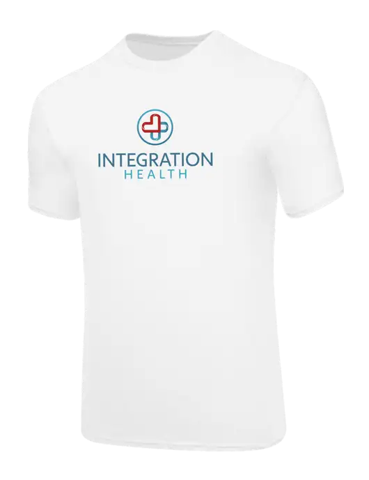 Core Blend White T-Shirt w/Integration Health Logo