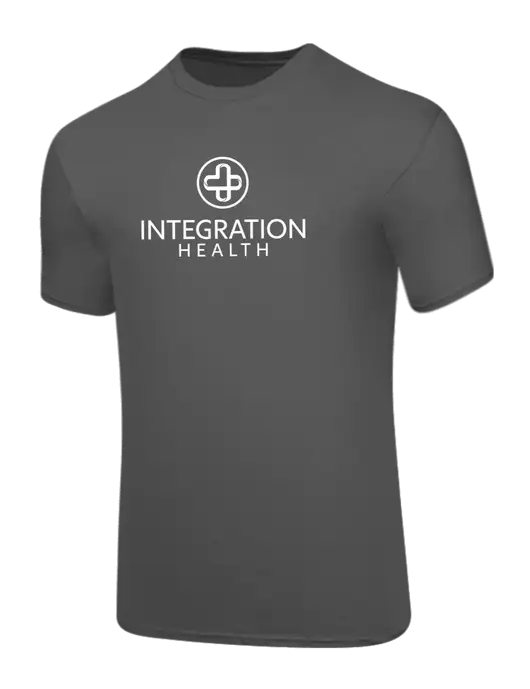 Core Blend Medium Grey T-Shirt w/Integration Health Logo
