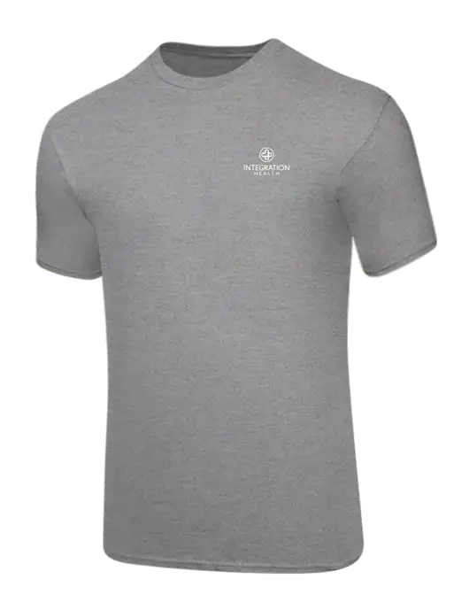 Core Blend Medium Grey Heather T-Shirt w/Integration Health Logo
