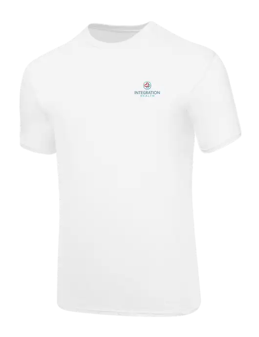 Core Blend White T-Shirt w/Integration Health Logo