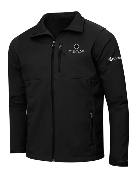 Columbia Black Ascender Softshell Jacket w/Integration Health Logo