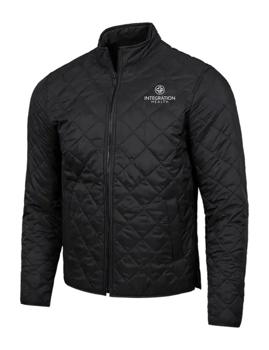 Mercer+Mettle Black Quilted Full-Zip Jacket w/Integration Health Logo
