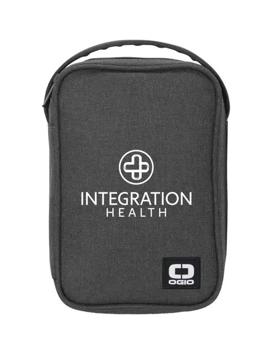 OGIO Grey Vault Travel Organizer w/Integration Health Logo