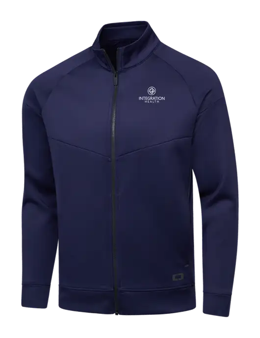 OGIO Navy Endurance Modern Performance Full-Zip w/Integration Health Logo