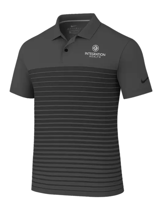 Nike Dark Grey Dri-FIT Vapor Block Polo w/Integration Health Logo