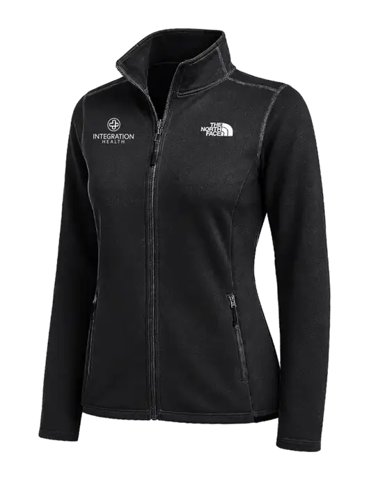 The North Face Womens Black Skyline Full-Zip Fleece Jacket w/Integration Health Logo