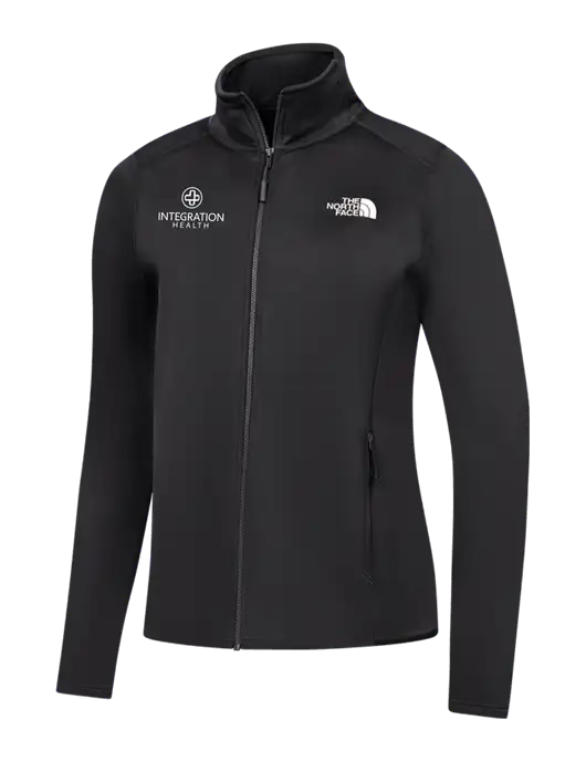 The North Face Womens Black Skyline Full-Zip Fleece Jacket w/Integration Health Logo