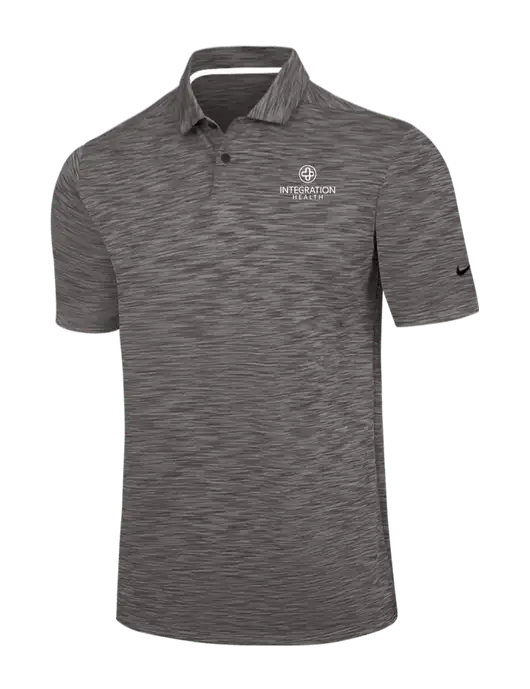 Nike Dark Grey Dri-FIT Vapor Space Dyed Polo w/Integration Health Logo