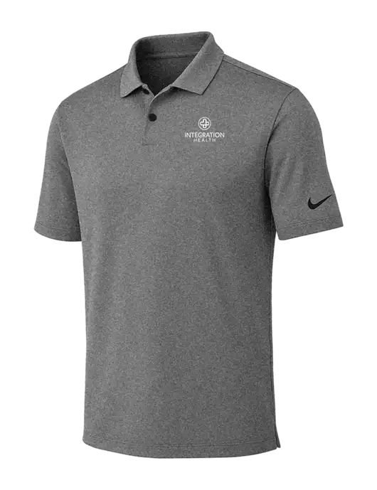 Nike Dark Grey Heather Dri-FIT Vapor Polo w/Integration Health Logo