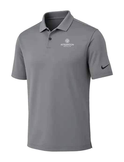 Nike Medium Grey Dri-FIT Vapor Polo w/Integration Health Logo