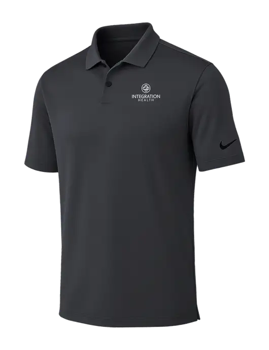 Nike Dark Grey Dri-FIT Vapor Polo w/Integration Health Logo