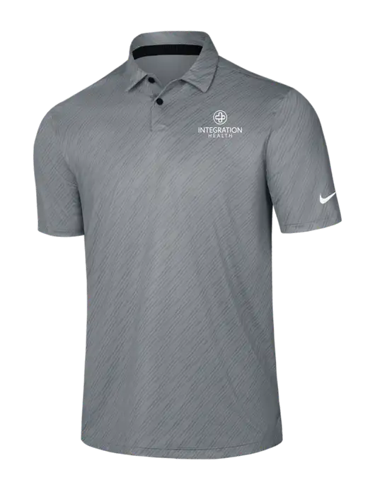 Nike Medium Grey Vapor Dash Polo w/Integration Health Logo