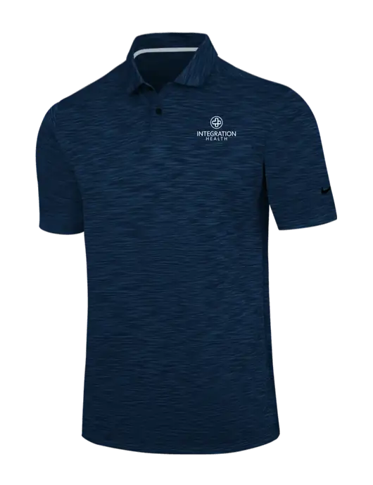 Nike Navy Dri-FIT Vapor Space Dyed Polo w/Integration Health Logo
