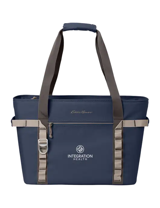 Eddie Bauer Navy Max Cool Tote Cooler  w/Integration Health Logo