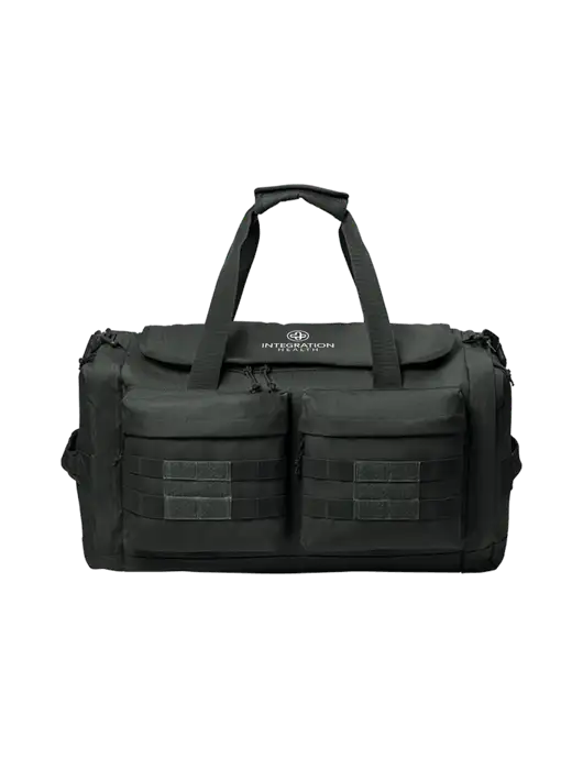CornerStone Charcoal Grey Tactical Duffel w/Integration Health Logo