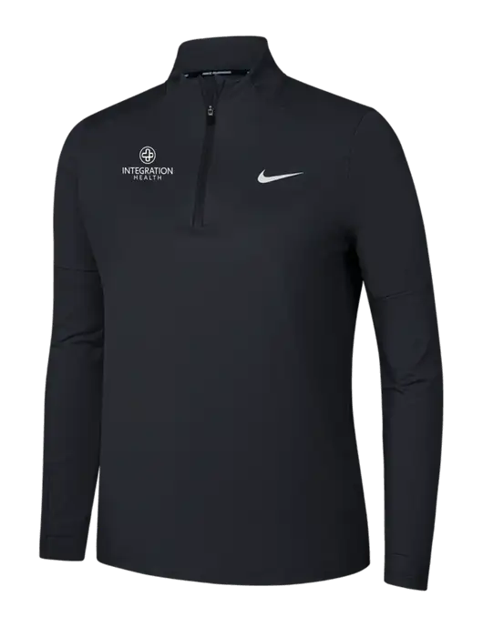 Nike Black Womens Dri-FIT Element 1/2-Zip Pullover w/Integration Health Logo