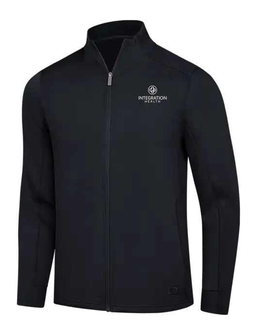 OGIO Black Transcend Full-Zip w/Integration Health Logo