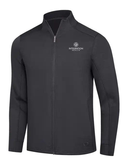 OGIO Dark Grey Transcend Full-Zip w/Integration Health Logo