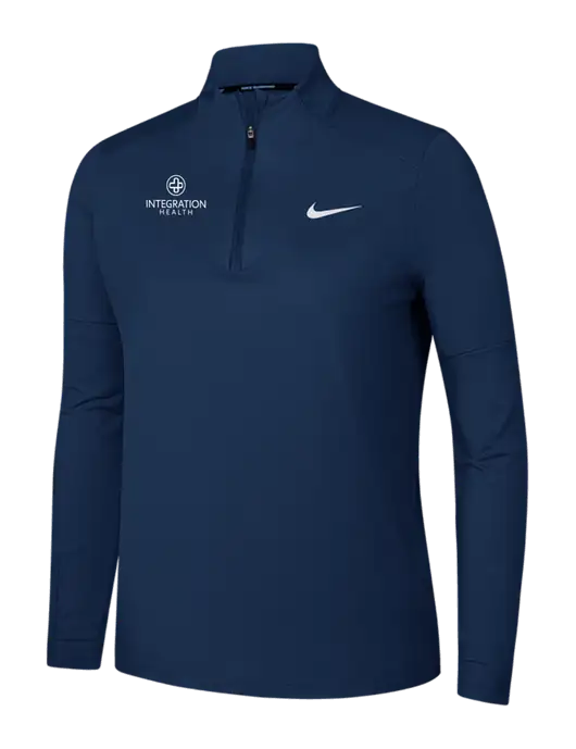 Nike Dark Navy Womens Dri-FIT Element 1/2-Zip Pullover w/Integration Health Logo