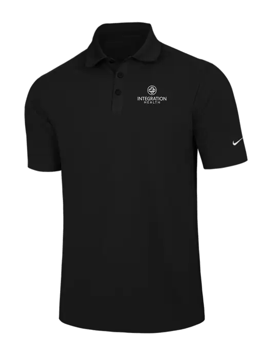 Nike Black Dri-FIT Classic Polo w/Integration Health Logo