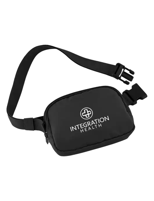 AeroLOFT Anywhere Black Belt Bag w/Integration Health Logo