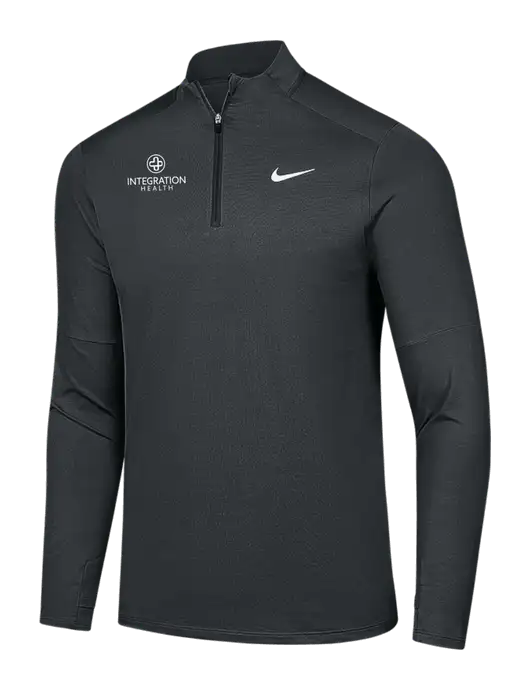 Nike Dark Grey Dri-FIT Element 1/2-Zip Pullover w/Integration Health Logo