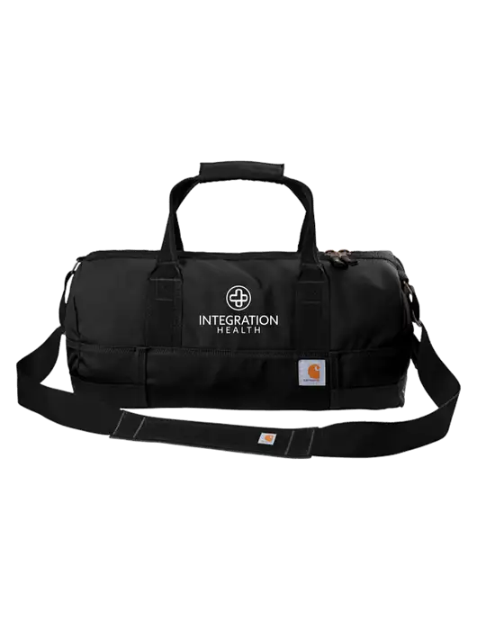 Carhartt Black Foundry Series 20” Duffel w/Integration Health Logo