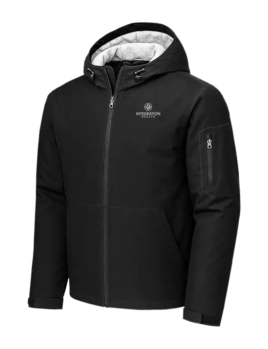 Waterproof Insulated Black Jacket w/Integration Health Logo