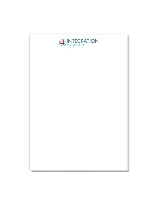 Integration Health 5 x 7 Notepads, 25 sheets/pad